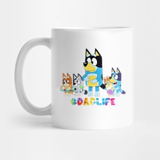 Bluey Best Funny Character Cartoon dadlife Mug